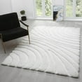 thumbnail image 1 of Luxe Weavers Modern Shag Geometric Cream 5x7 Area Rug, Indoor Carpet, 1 of 10