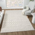thumbnail image 1 of Luxe Weavers Moroccan Diamond Cream 6x9 Area Rug, Fade Resistant Carpet, 1 of 11