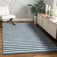 thumbnail image 1 of Luxe Weavers Moroccan Lines Area Rug Blue 5x7, Easy Clean Modern Home Décor Rug, 1 of 9