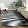 thumbnail image 1 of Luxe Weavers Moroccan Lines Area Rug Dark Gray 8x10, Easy Clean Modern Home Décor Rug, 1 of 9