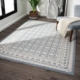 thumbnail image 1 of Luxe Weavers Moroccan Trellis Blue 6x9 Area Rug, Modern Floral Carpet, 1 of 9