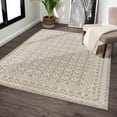 thumbnail image 1 of Luxe Weavers Moroccan Trellis Brown 6x9 Area Rug, Modern Floral Carpet, 1 of 9