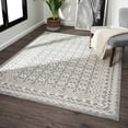 thumbnail image 1 of Luxe Weavers Moroccan Trellis Gray 6x9 Area Rug, Modern Floral Carpet, 1 of 9