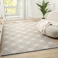 thumbnail image 1 of Luxe Weavers Moroccan Trellis White 8x10 Washable Area Rug, Anti-Slip Geometric Carpet, 1 of 9