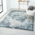 thumbnail image 1 of Luxe Weavers Mosaic Tile Blue 8x10 Area Rug with Distressed Effect Moroccan Bedroom Carpet, 1 of 10