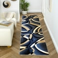 thumbnail image 1 of Luxe Weavers Navy Modern Abstract Area Rug 2x8 Geometric Hallway Runner Carpet, 1 of 9