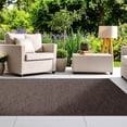 thumbnail image 1 of Luxe Weavers Non-Slip Washable Outdoor Brown 8x10 Area Rug, Modern Geometric Carpet, 1 of 9