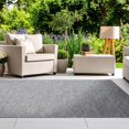 thumbnail image 1 of Luxe Weavers Non-Slip Washable Outdoor Gray 5x7 Area Rug, Modern Geometric Carpet, 1 of 9