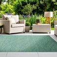 thumbnail image 1 of Luxe Weavers Non-Slip Washable Outdoor Green 5x7 Area Rug, Modern Geometric Carpet, 1 of 9