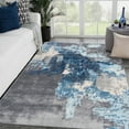 thumbnail image 1 of Luxe Weavers Nuvola 8722 Abstract Area Rug Gray 5x7, 1 of 8