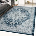 thumbnail image 1 of Luxe Weavers Olimpia Collection 5940 Ivory 5x7 Oriental Floral Area Rug, 1 of 8