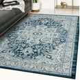 thumbnail image 1 of Luxe Weavers Olimpia Collection 5940 Ivory 9x12 Oriental Floral Area Rug, 1 of 8