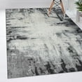 thumbnail image 1 of Luxe Weavers Olimpia Collection 5956 Anthracite 5x7 Modern Abstract Area Rug, 1 of 8