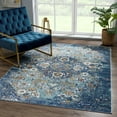 thumbnail image 1 of Luxe Weavers Oriental Distressed Floral Marine 5x7 Area Rug, Indoor Carpet, 1 of 9