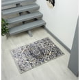 thumbnail image 1 of Luxe Weavers Oriental Distressed Floral Steel 2x3 Area Rug, Indoor Carpet, 1 of 7