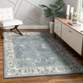 thumbnail image 1 of Luxe Weavers Oriental Floral Modern Farmhouse Blue 8x10 Area Rug for Living Rooms, 1 of 9