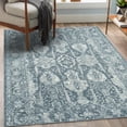 thumbnail image 1 of Luxe Weavers Oriental Geometric Blue 8x10 Area Rug, Medium Pile Soft Carpet 8x10, 1 of 8