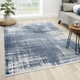 thumbnail image 1 of Luxe Weavers Oriental Premium Textured Fringe Blue 8x10 Area Rug, 1 of 8