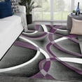 thumbnail image 1 of Luxe Weavers Purple Modern Abstract Area Rug 8x11 Geometric Living Room Carpet, 1 of 11