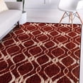 thumbnail image 1 of Luxe Weavers Red 8x10 Geometric Area Rug for Living Room, 1 of 6
