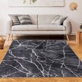 thumbnail image 1 of Luxe Weavers Ridgewood Modern Marble Gray 5x7 Area Rug, 1 of 7