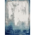 thumbnail image 1 of Luxe Weavers Stain-Resistant Modern Abstract Area Rug Blue 9x12 Machine-Made Carpet, 1 of 8