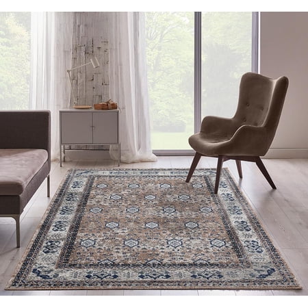 Luxe Weavers Taba Collection Area Rug 7081 Beige 8x10