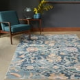 thumbnail image 1 of Luxe Weavers Traditional Moroccan Blue 8x10 Area Rug Floral Carpet for Bedrooms, 1 of 5