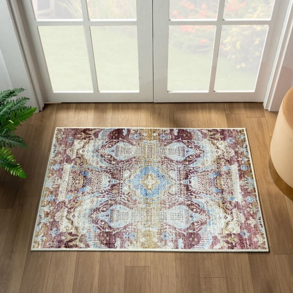 Luxe Weavers Traditional Oriental Multi 2x3 Area Rug, Medium Pile Carpet