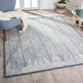 thumbnail image 1 of Luxe Weavers Tribal Geometric Blue 8x10 Area Rug, Stain Resistant Carpet, 1 of 10