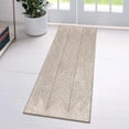 thumbnail image 1 of Luxe Weavers Tribal Geometric Brown 2x8 Area Rug, Stain Resistant Carpet, 1 of 7