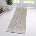 thumbnail image 1 of Luxe Weavers Tribal Geometric Gray 2x8 Area Rug, Stain Resistant Carpet, 1 of 7