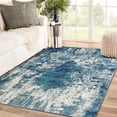 thumbnail image 1 of Luxe Weavers Victoria Collection 9086 Light Blue 4x5 Abstract Area Rug, 1 of 6