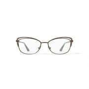 Luxe Womens WLO461 Cat Eye Prescription Eyeglasses with Case, Brown