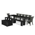 thumbnail image 1 of Luxe by East West Furniture 10-piece Dining Room Table Set a Rectangular Kitchen Table with a coffee Table, 1 of 3