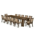 thumbnail image 1 of Luxe by East West Furniture 13 Pieces Extendable Dining Set Includes a Rectangle Kitchen Table, 1 of 10