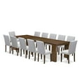 thumbnail image 1 of Luxe by East West Furniture 13 Pieces Extendable Dining Set Includes a Rectangle Kitchen Table, 1 of 10