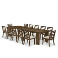 thumbnail image 1 of Luxe by East West Furniture 13 Pieces Extendable Dining Set Includes a Rectangle Kitchen Table, 1 of 10
