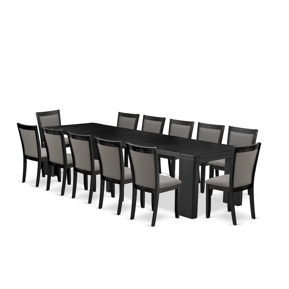 Luxe by East West Furniture 13-piece Dining Room Table Set a ...