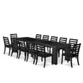 thumbnail image 1 of Luxe by East West Furniture 13-piece Modern Dining Room Table Set a Rectangular Dining Table, 1 of 3