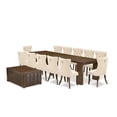 thumbnail image 1 of Luxe by East West Furniture 14 Pieces Extendable Dining Set Includes a Rectangle Kitchen Table, 1 of 10