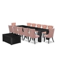 thumbnail image 1 of Luxe by East West Furniture 14-piece Dining Room Table Set a Rectangular Dining Table with a coffee Table, 1 of 3