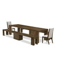 thumbnail image 1 of Luxe by East West Furniture 5 Pieces Extendable Dining Set Includes a Rectangle Kitchen Table, 1 of 10