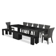 thumbnail image 1 of Luxe by East West Furniture 9-piece Dining Room Table Set a Rectangular Dining Table, 1 of 3