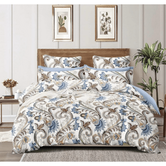 LuxeDream Comforter Set - Blue