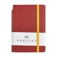 thumbnail image 1 of LuxeLiving A6 Horizontal Notebook, Thickened Paper Hard Cover for Office Learning, Portable with Table of Contents Page Numbers, Multiple Colors Styles, 1 of 2