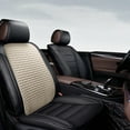 thumbnail image 1 of LuxeLiving Car Linen Seat Cushion, Summer Ventilated & Breathable Cool Pad, Backrest & Rear Seat Cover Three Piece Set, All Season Cushion for Sedan, SUV & Commercial Vehicles, 1 of 7