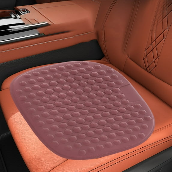 LuxeLiving Car Seat Cushion, Cellular Gel Breathable, Summer Ice Silk Cool Cushion, Pressure-Relieving & Non-Slip for Car Driving