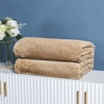 thumbnail image 1 of LuxeLiving Fleece Blanket, Super Soft Warm Solid Throw Rug, 100X120cm, Versatile, Exquisite Craftsmanship, Fine Texture, Sofa Bedding Decor, All Seasons, 1 of 3