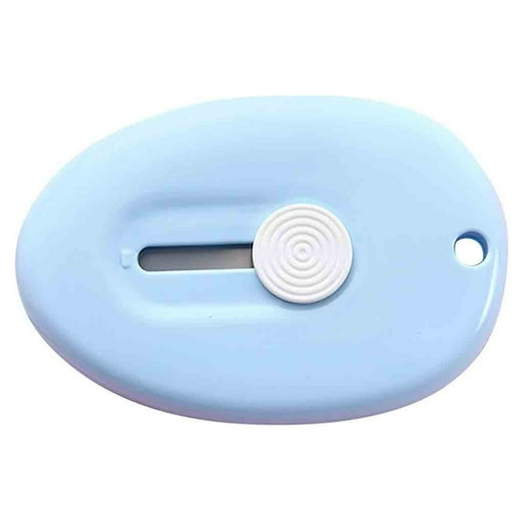 LuxeLiving Mini Portable Utility Knife, 6x4cm Plastic for Opening Couriers Paper, Keychain Design Safe Easy to Carry, Student Office Tool